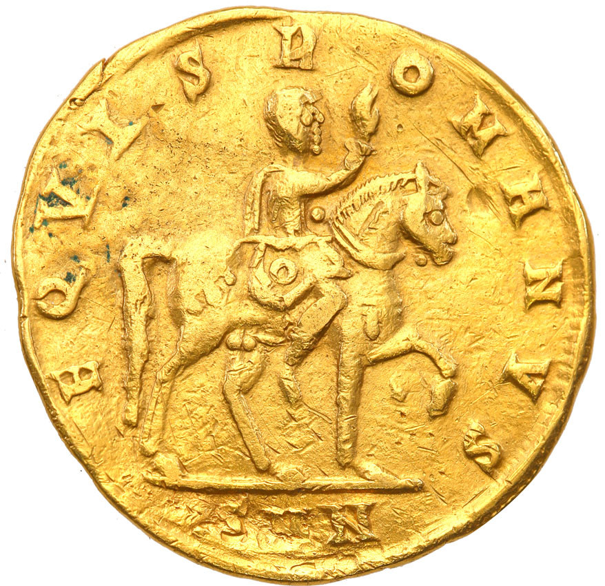 Cesarstwo Rzymskie. Konstantyn Wielki (307-337). 1 1/2 solidusa + książka